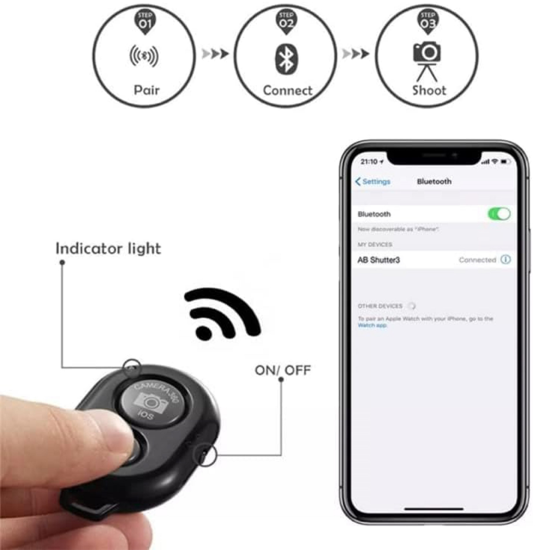 Estabilizador Celular Luz Led Microfono